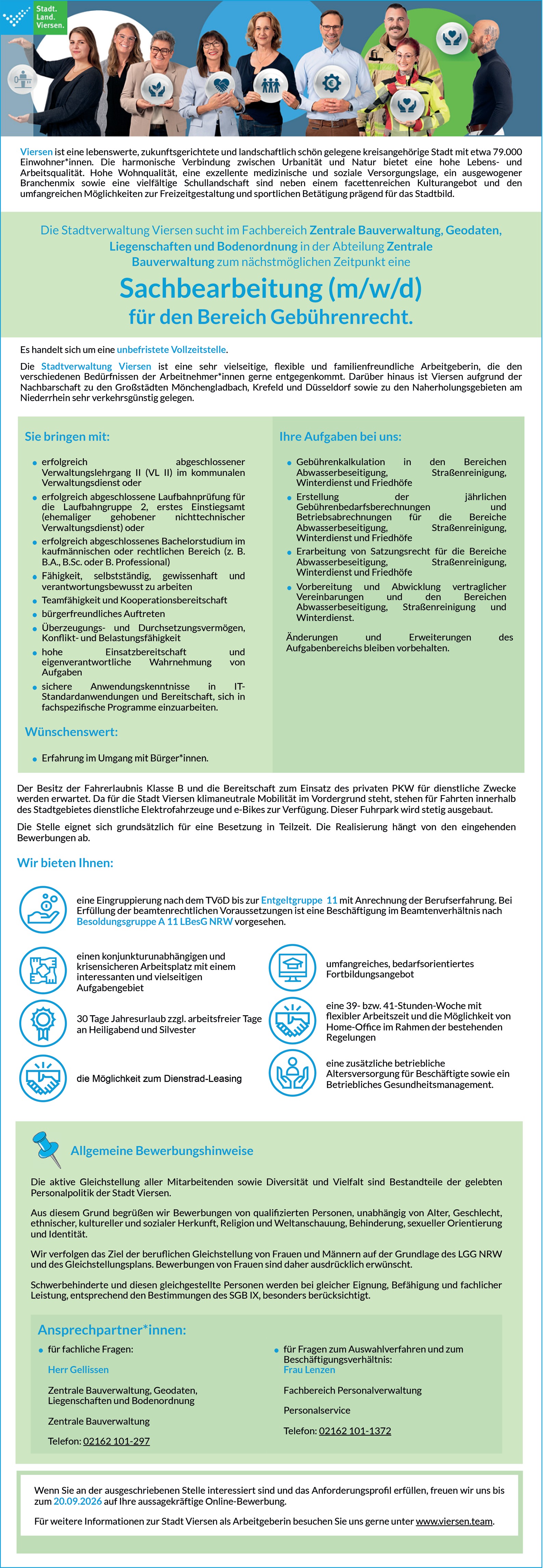 Sachbearbeitung / Verwaltungsfachwirt (m/w/d)