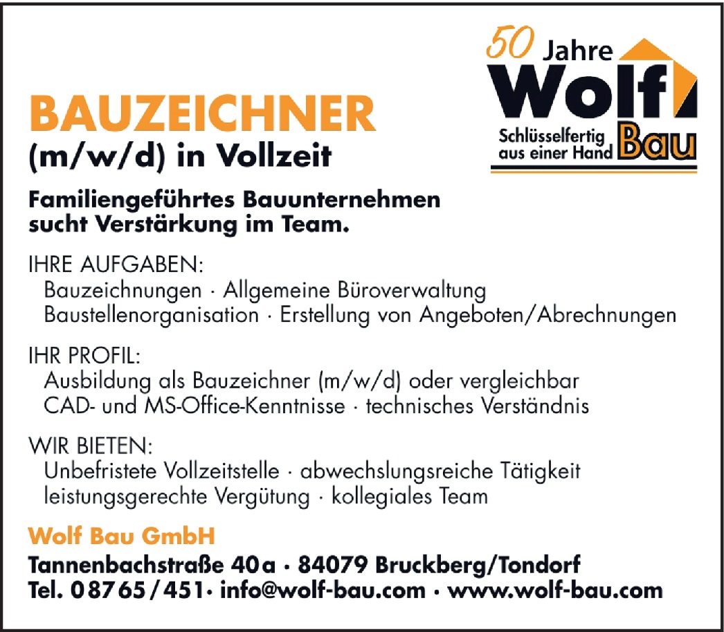 Bauzeichner (m/w/d)