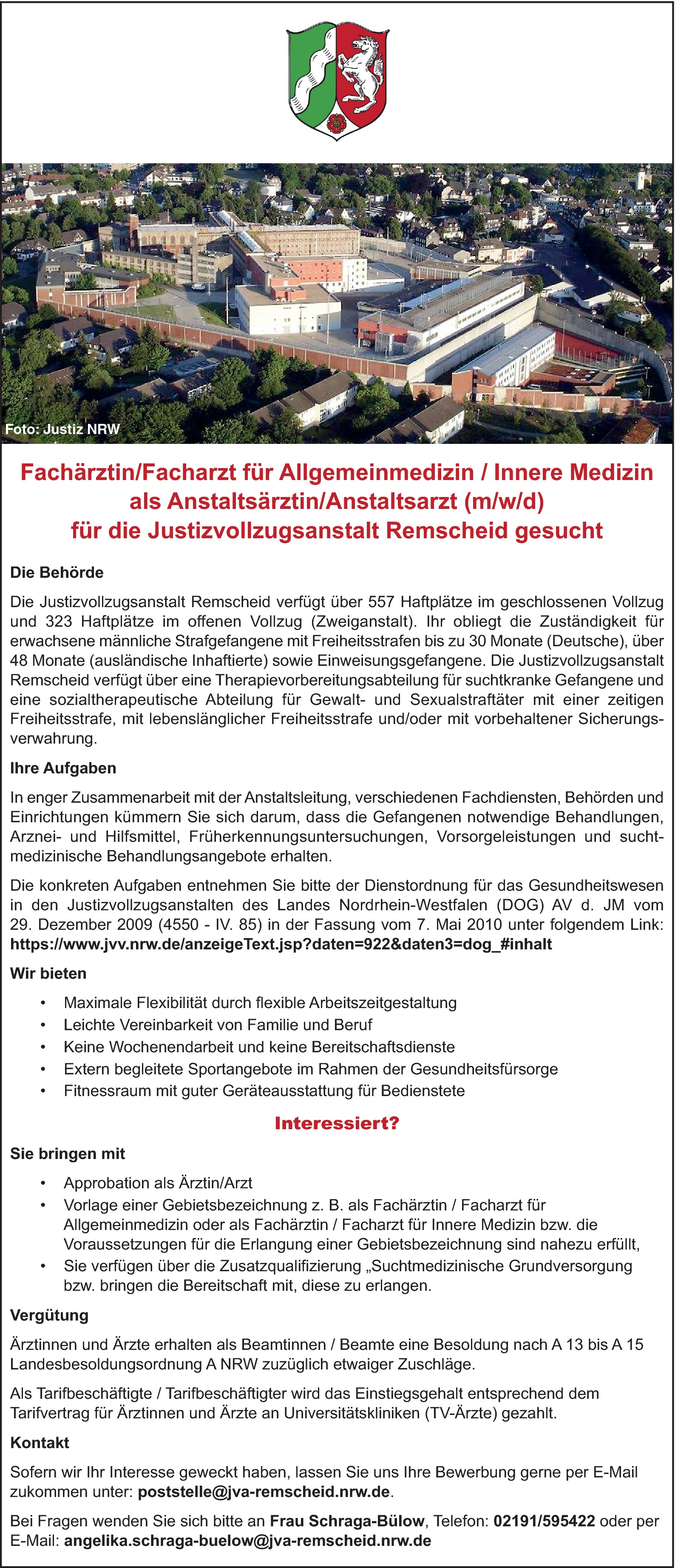 Facharzt Arbeitsmedizin (m/w/d)