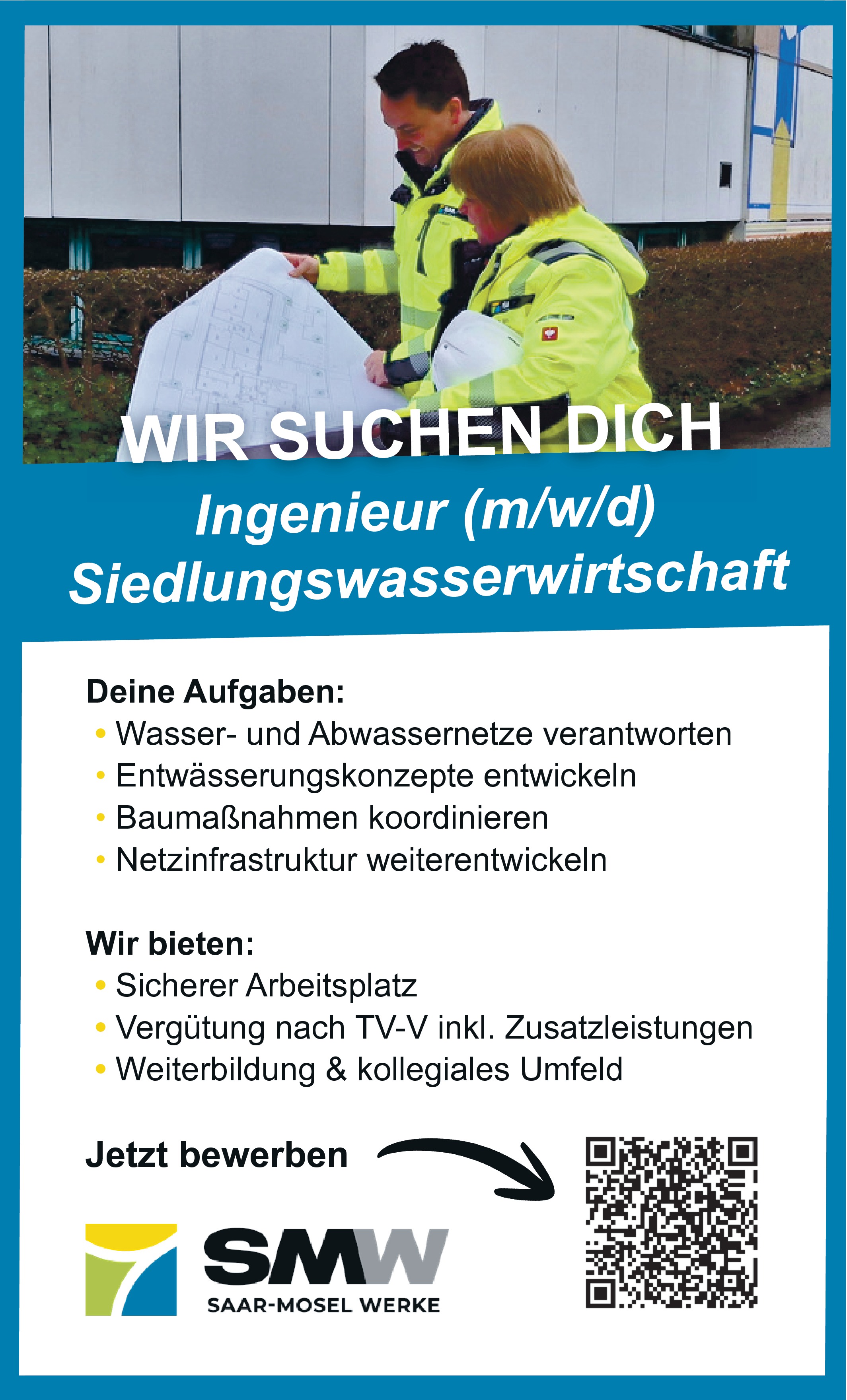 Ingenieur m/w/d Siedlungswasserwirtschaft