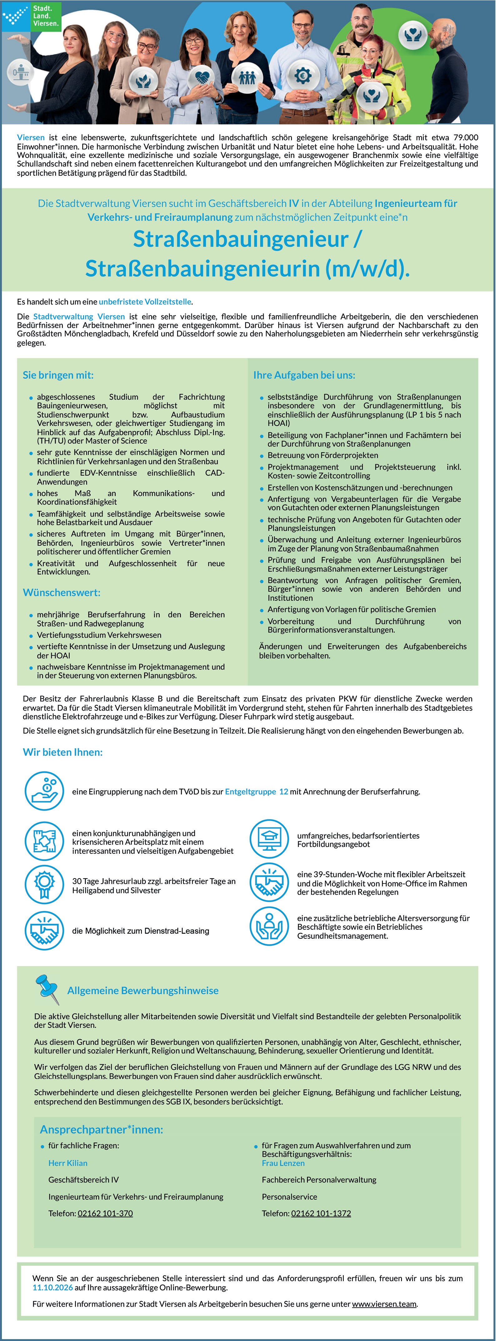 Straßenbauingenieur / Straßenbauingenieurin (m/w/d)