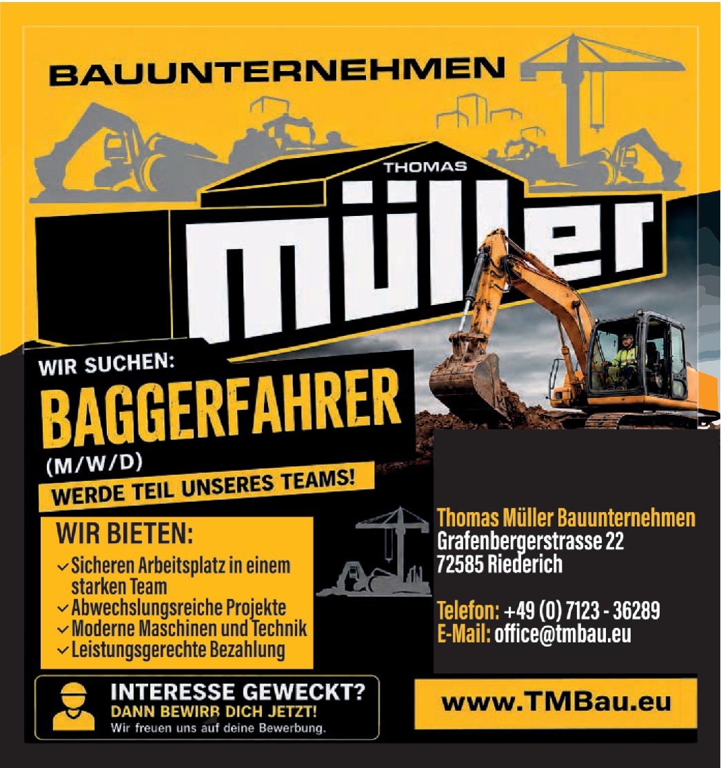 Baggerfahrer (m/w/d)