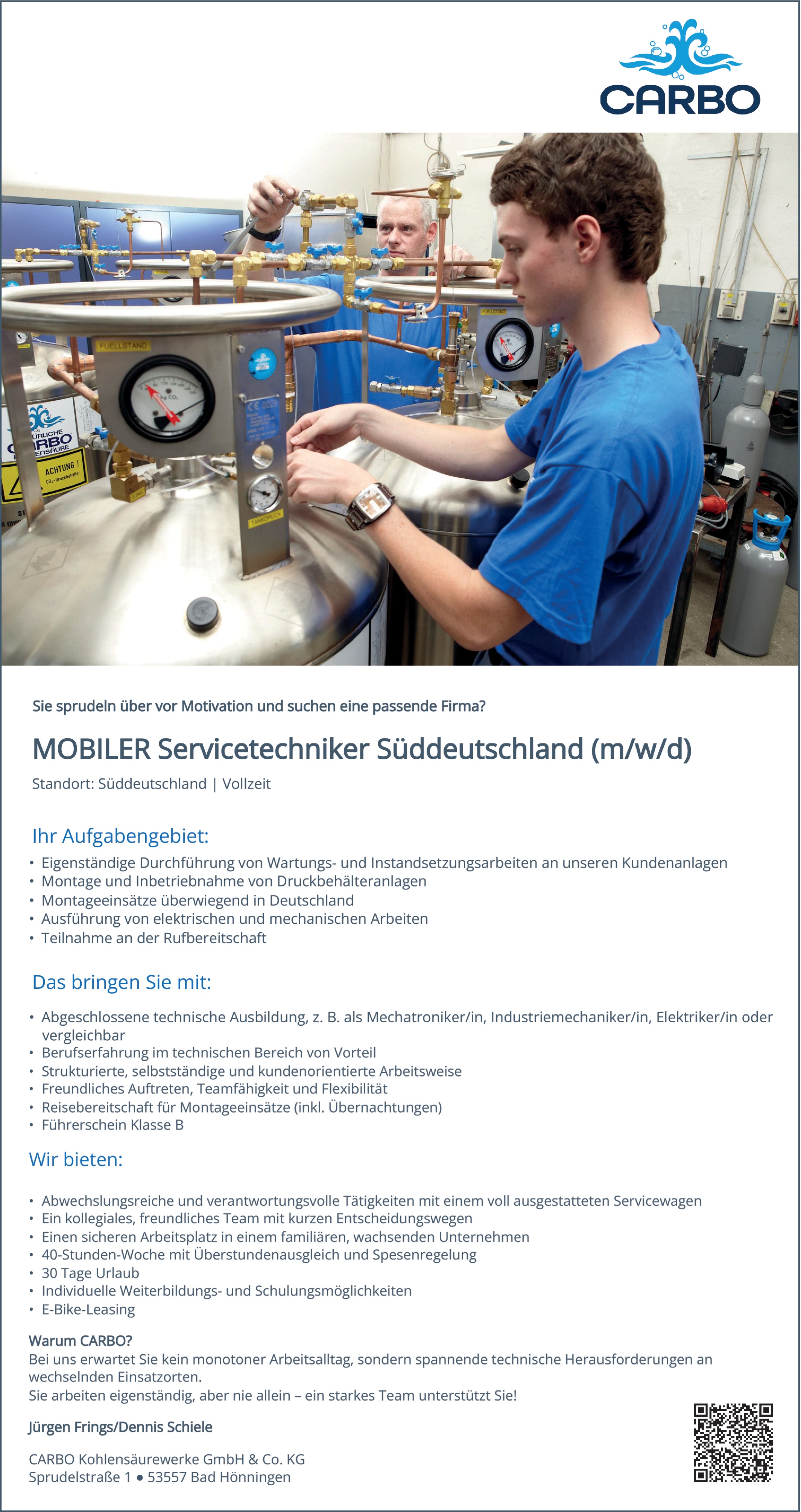 Industriemechaniker m/w/d