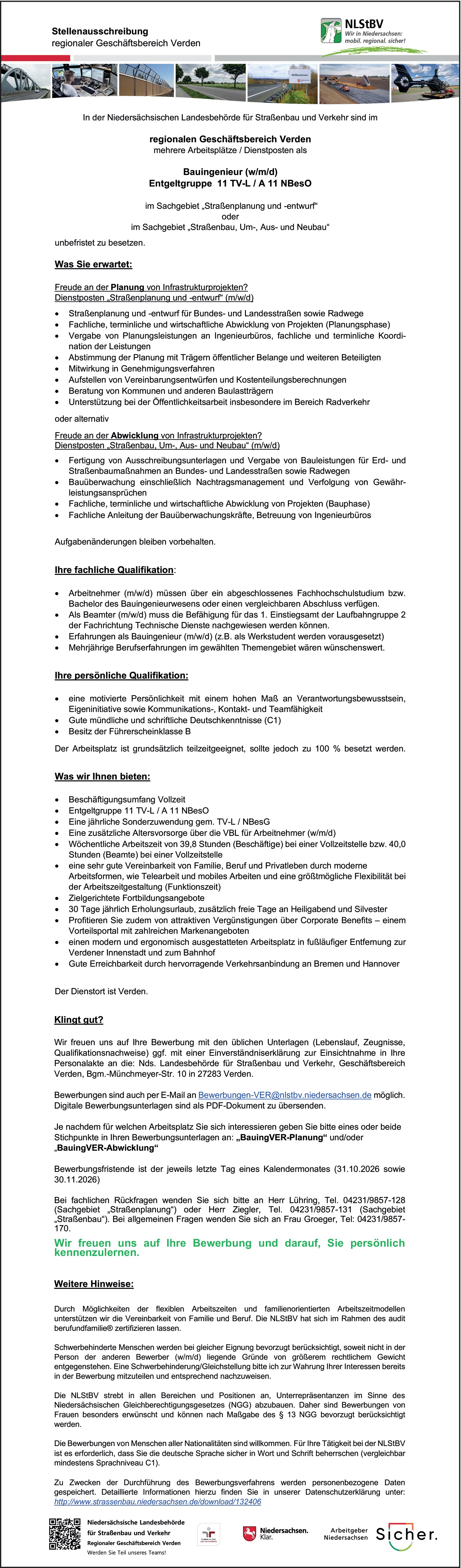 Bauingenieur (m/w/d)