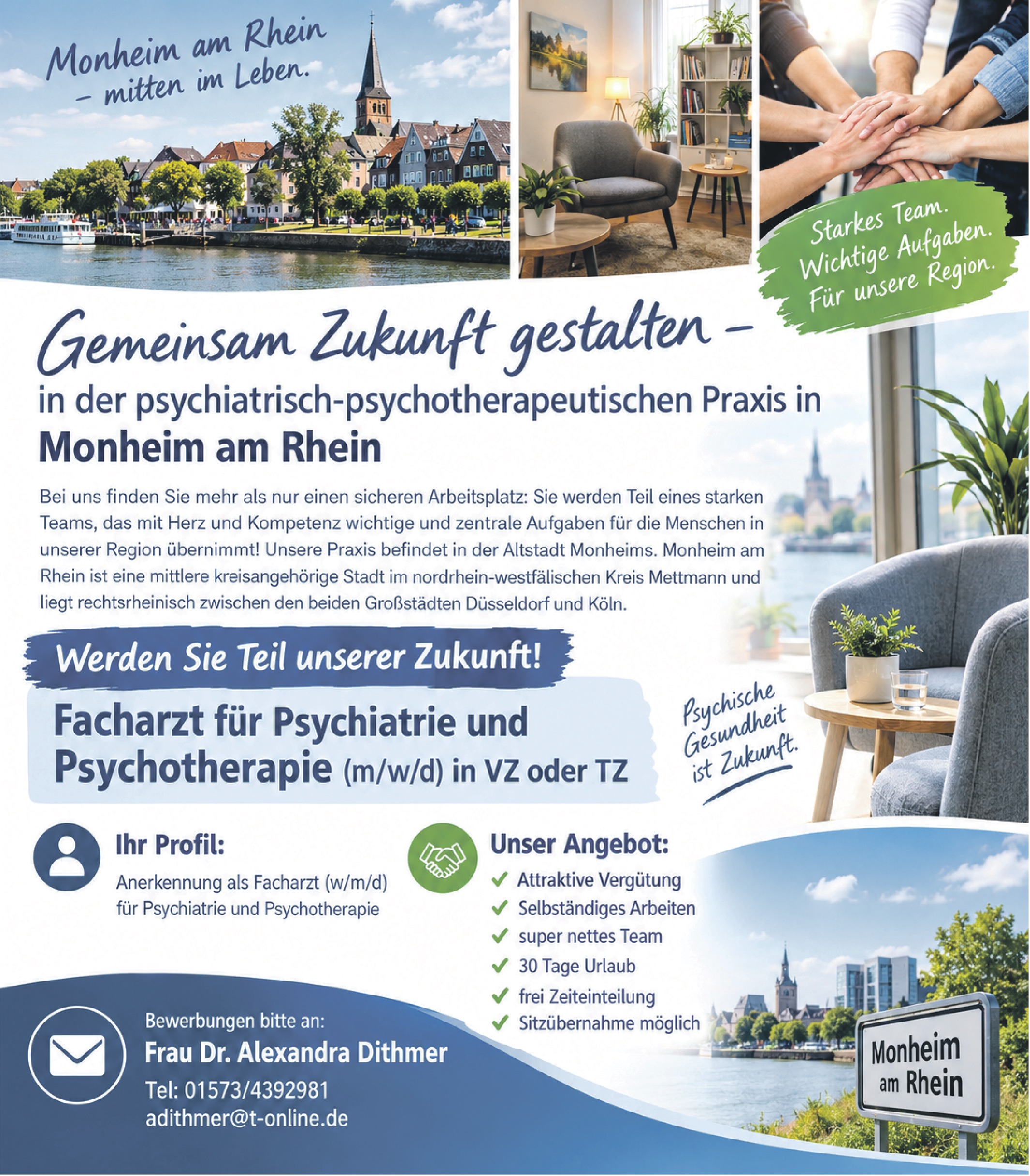 Facharzt für Psychiatrie und Psychotherapie (m/w/d)