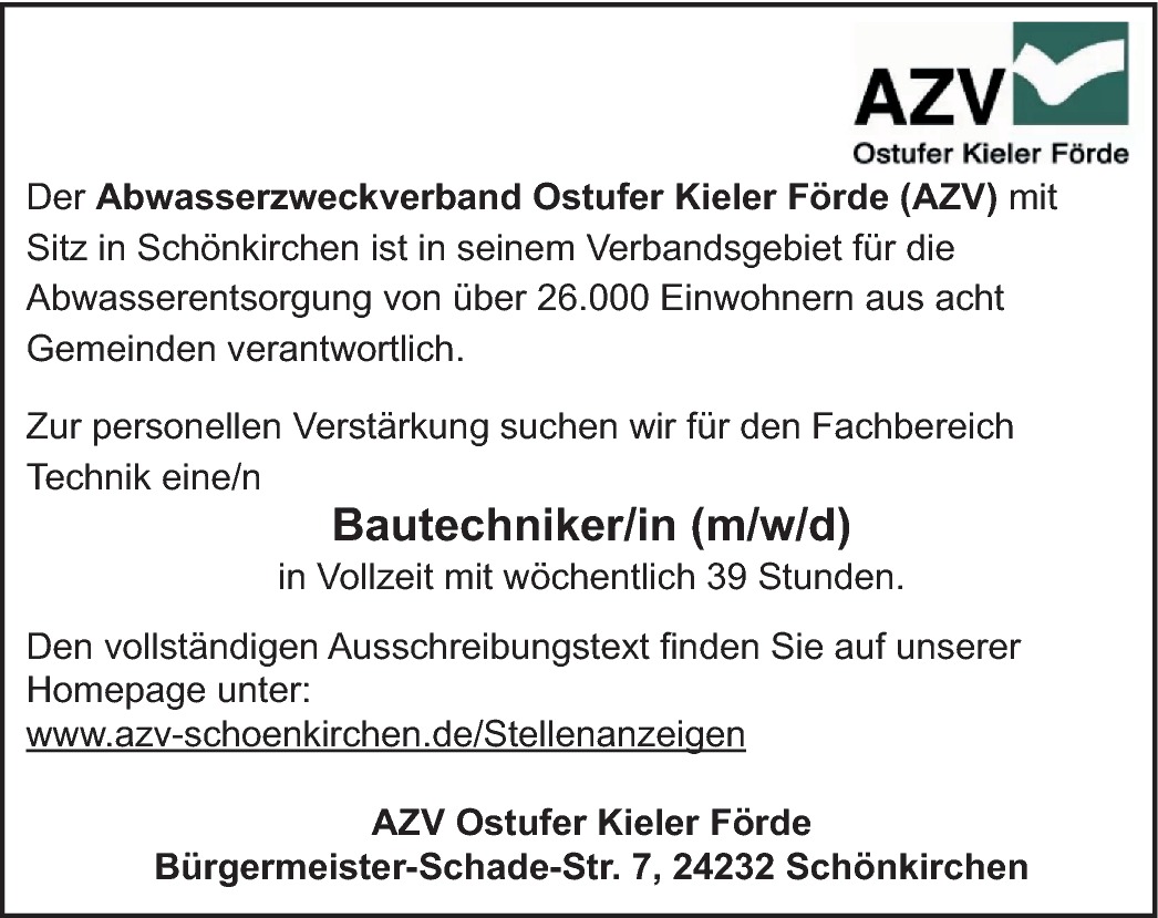 Bautechniker m/w/d
